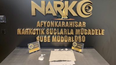 Afyonkarahisar Emniyet Müdürlüğü ekiplerinin uyuşturucuyla mücadele kapsamında gerçekleştirdiği operasyonda, 1.568