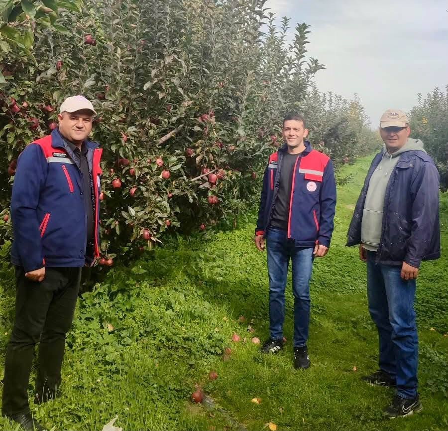 Kabak çekirdeği ve elma üreticilerine teknik destek