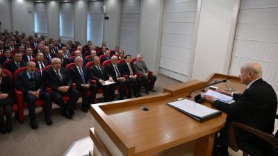 Milliyetçi Hareket Partisi (MHP) Genel Başkanı Devlet Bahçeli, 81 ilden