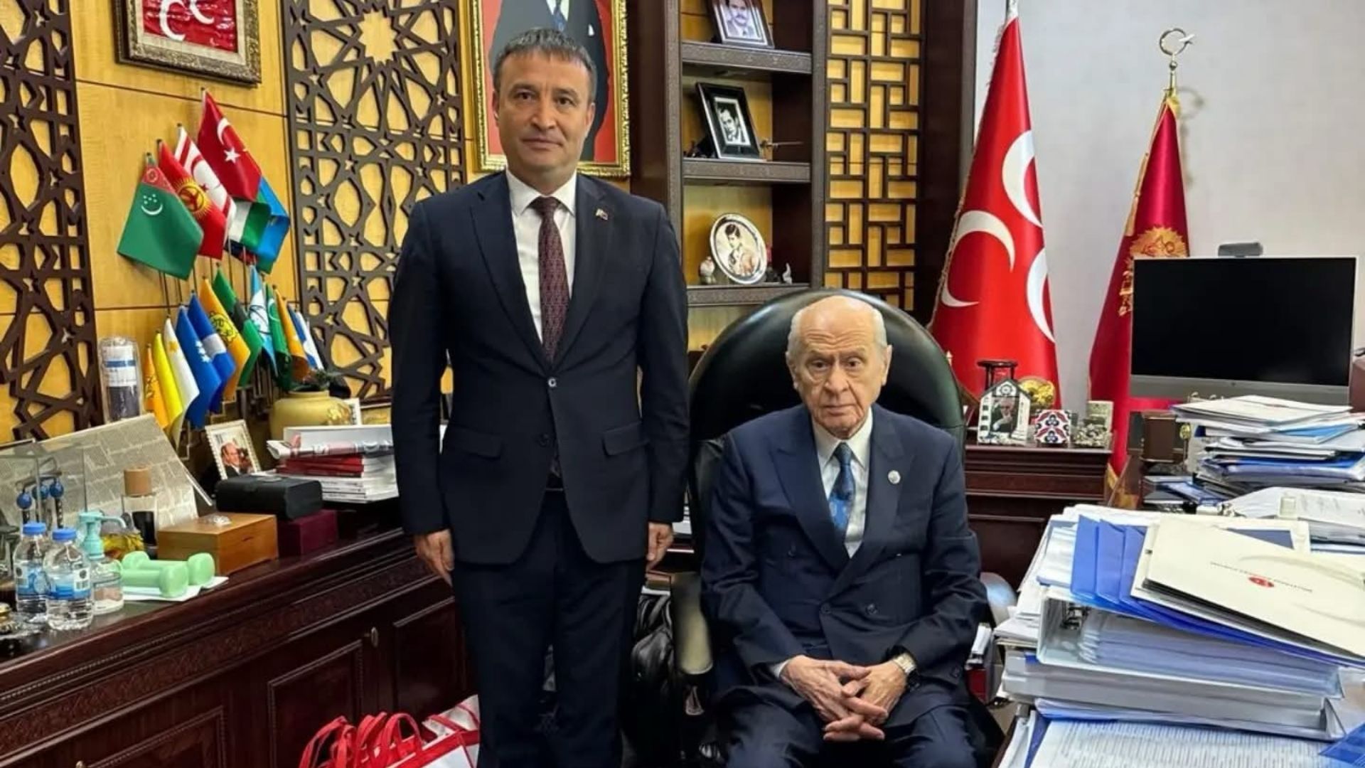 MHP Afyonkarahisar İl Başkanı Ahmet Kahveci, MHP’nin 15. Olağan Büyük