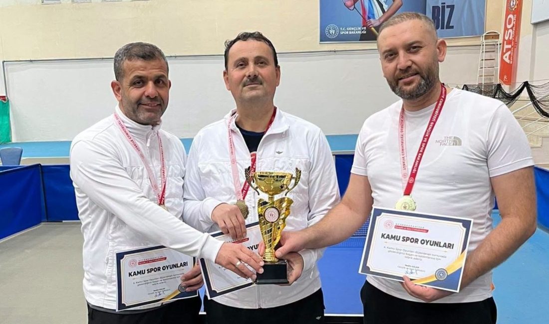 Gençlik ve Spor Bakanlığı tarafından Kamu Spor Oyunları kapsamında düzenlenen
