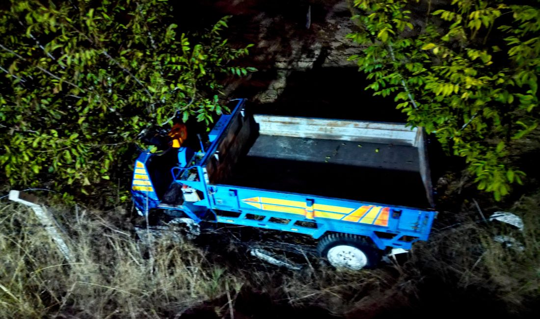Afyonkarahisar’da patpat diye tabir edilen tarım aracıyla otomobilin çarpışması sonucu