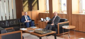 AK Parti Afyonkarahisar Milletvekili Ali Özkaya, Karayolları Genel Müdürü Ahmet