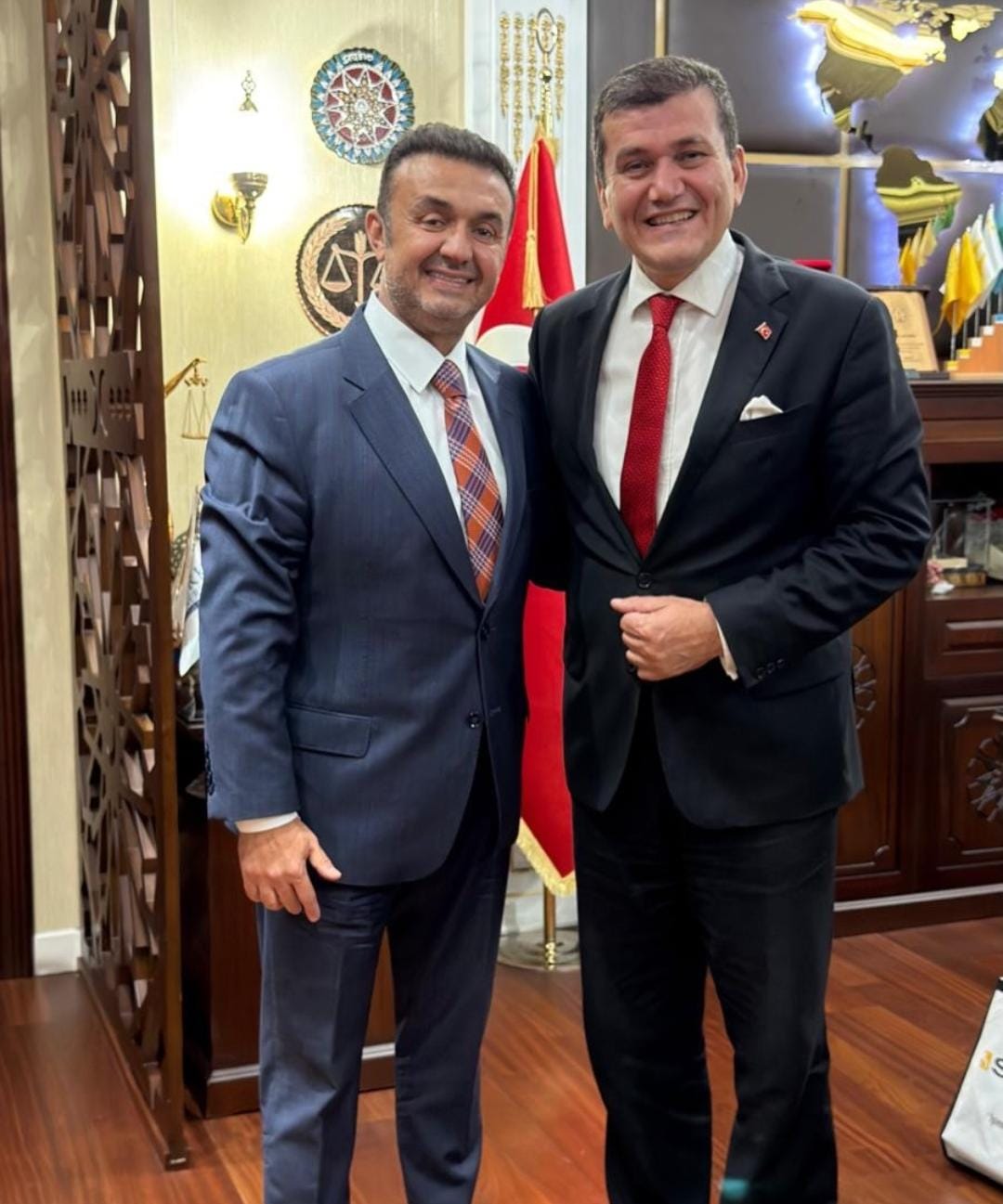 Sayın ve Çalışkan’dan Zeki Arıtürk’e ziyaret 1 Sayın ve Çalışkan’dan Zeki Arıtürk’e ziyaret