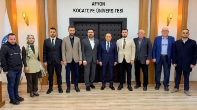 AK Parti Afyonkarahisar İl Başkanı Dr. Özgür Kavak ve beraberindeki