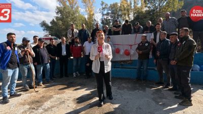 Afyonkarahisar’ın Tınaztepe beldesinde, köylülerin el birliğiyle tamamladığı çeşme düzenlenen açılışla