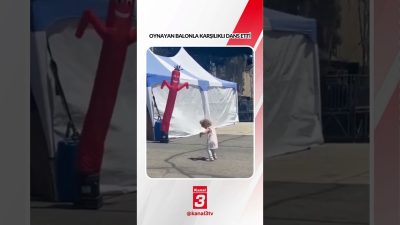 Oynayan balonla karşılıklı dans etti… 📶https://kanal3.com.tr/ Sosyal Medya Hesaplarımızı Takip