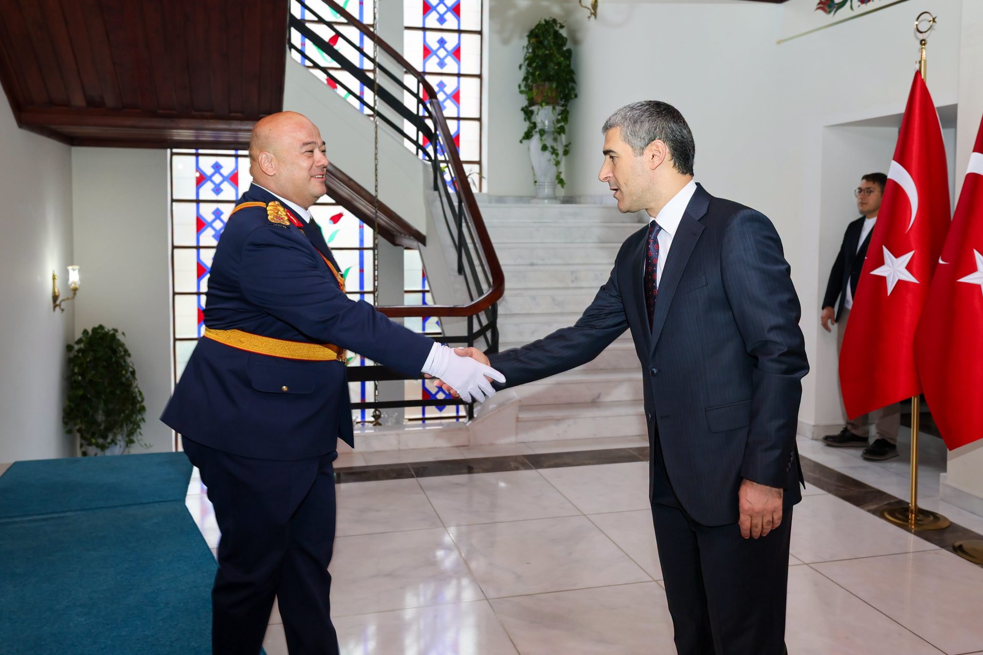 Vali Aktaş, Cumhuriyet Bayramı tebriklerini kabul etti