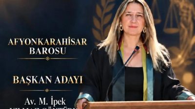 Afyonkarahisar Barosu’nda 47. Olağan Genel Kurul öncesinde ilk başkan adaylığı