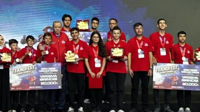 Afyonkarahisar Gazi Mesleki ve Teknik Anadolu Lisesi’nin SAYAR-TECH takımı, TEKNOFEST