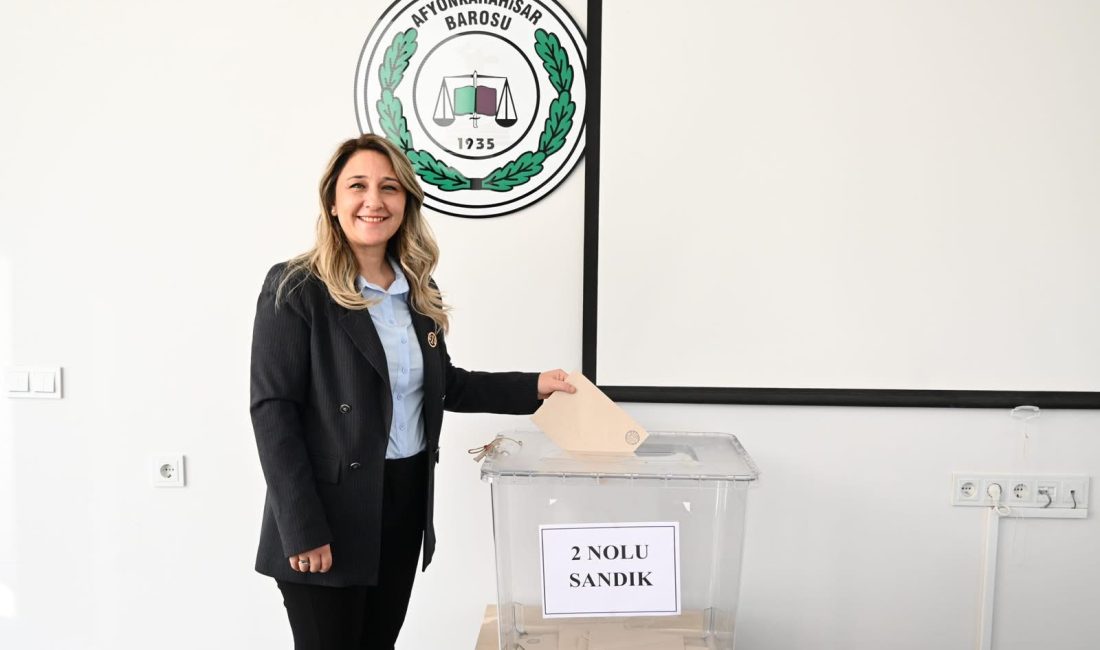 Afyonkarahisar Barosu’nda gerçekleştirilen başkanlık seçimlerinde mevcut başkan M. İpek Yılmaz