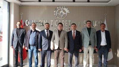 Bolvadin Belediye Başkanı Derviş Aynacı ve beraberindeki heyet, Bolvadin Ticaret