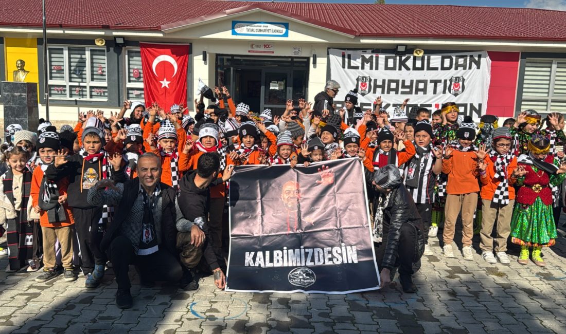 Beşiktaş taraftar grubu Çarşı Vicdan üyeleri, Afyonkarahisar'ın Dinar ilçesine bağlı