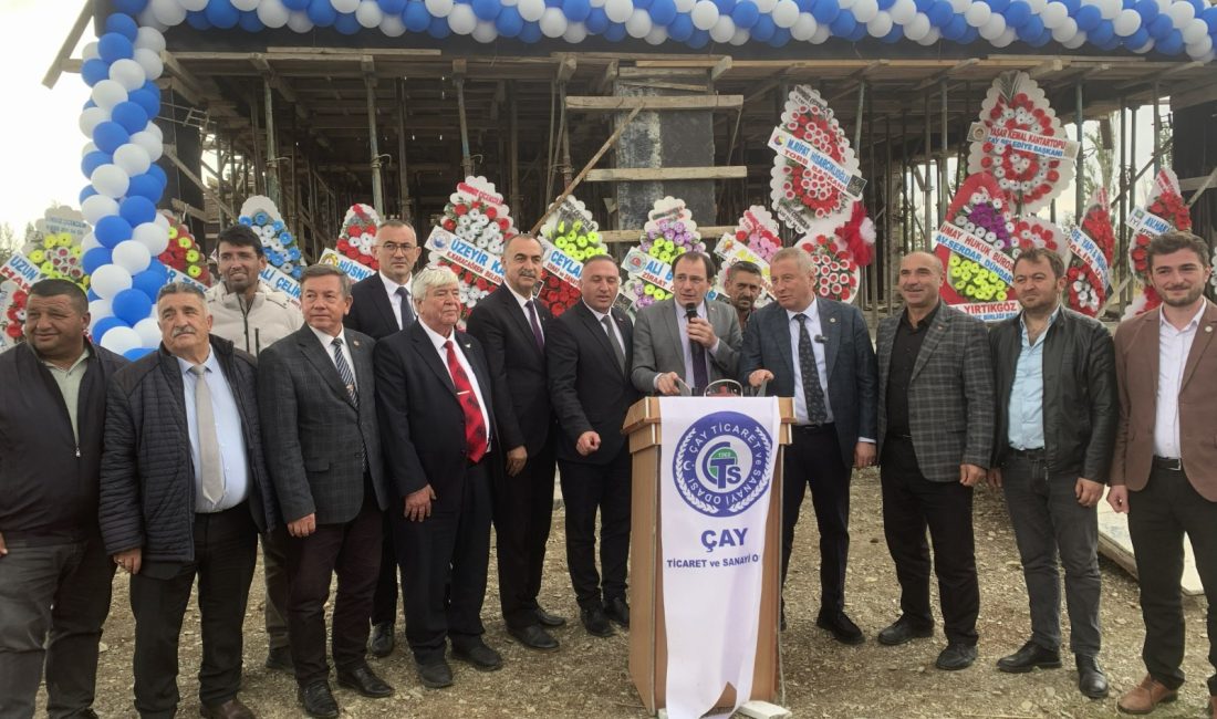 Çay Ticaret ve Sanayi Odasının Çay- Ankara karayolu üzerinde bulunan