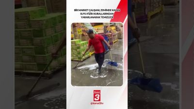 Kanal 3Paz, Ekim 25, 2026 4:00pmURL:Embed:Bir market çalışanı, zeminde kalan