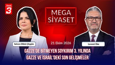 Kanal 3Çar, Ekim 21, 2026 5:30pmURL:Embed:Mega Siyaset | 21 Ekim