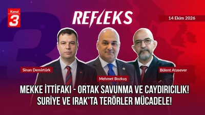 Kanal 3Çar, Ekim 14, 2026 7:30pmURL:Embed:Refleks | 14 Ekim 2026