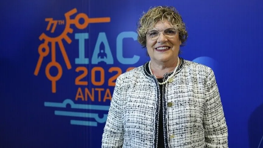 Uluslararası Uzay Federasyonu (IAF) Başkanı Gabriella Arrigo, Uluslararası Uzay Kongresi'nde