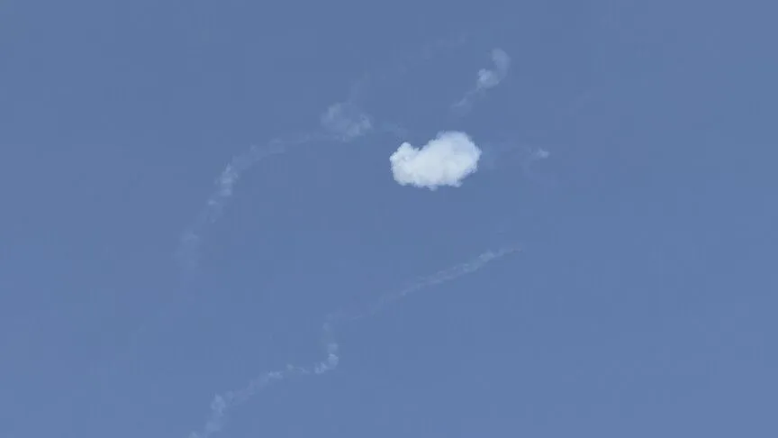 Yemen'deki İran destekli Husilerin Suudi Arabistan'ın Hamis Muşayt kentine fırlattığı