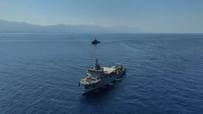 Kuzey Kıbrıs Türk Cumhuriyeti'nin (KKTC) Girne açıklarında 30 Ağustos'ta batan