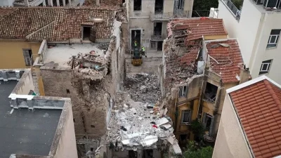 Yunanistan'ın başkenti Atina'nın tarihi ve turizm merkezi Plaka semtinde, eylül