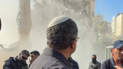 İsrailli aşırı sağcı Ulusal Güvenlik Bakanı Itamar Ben-Gvir, işgal altındaki