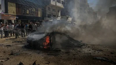 İsrail ordusunun ateşkese rağmen Gazze Şeridi'nin orta ve kuzeyine düzenlediği