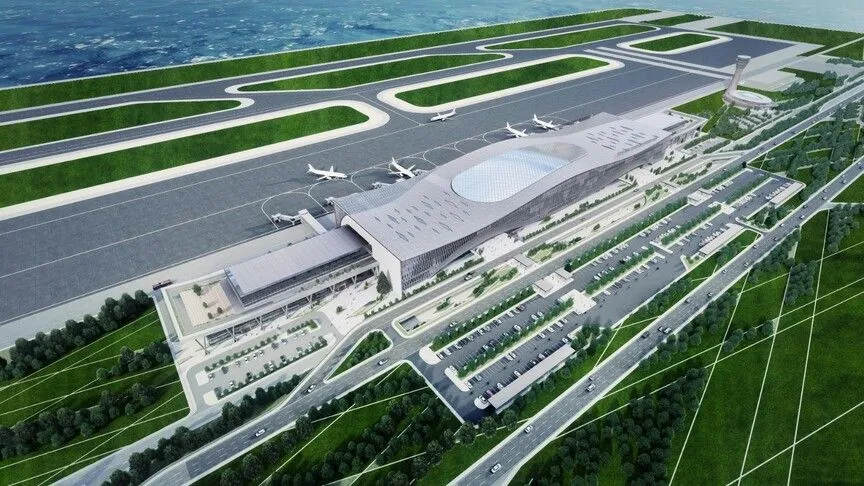 Ulaştırma ve Altyapı Bakanı Abdulkadir Uraloğlu, Trabzon Yeni Havalimanı Projesi'nde