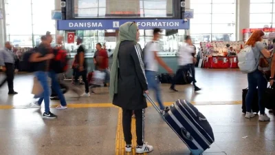 Yerli turistlerin bu yılın nisan-haziran döneminde yurt içinde yaptığı seyahat