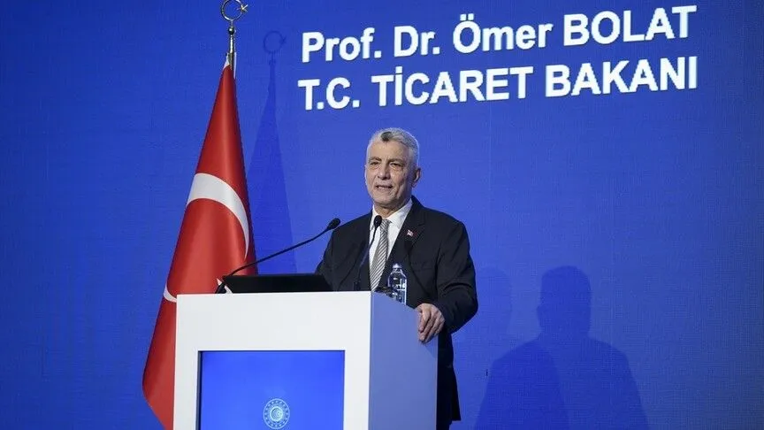 Ticaret Bakanı Ömer Bolat, Türkiye'nin geniş üretim kapasitesi ve güçlü