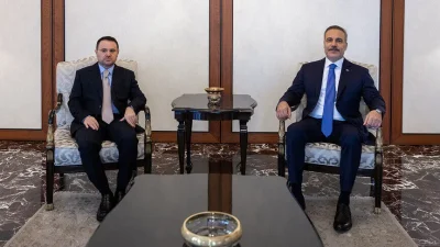 Dışişleri Bakanı Hakan Fidan, Adalet Bakanı Akın Gürlek ile görüştü.
