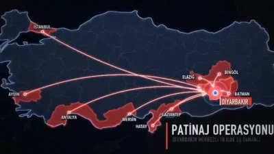 Diyarbakır merkezli 10 ilde düzenlenen operasyonda sahte internet siteleri üzerinden
