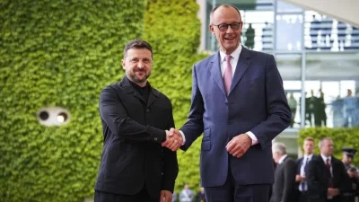 Ukrayna Devlet Başkanı Volodimir Zelenskiy, savunma alanında Almanya ile önemli