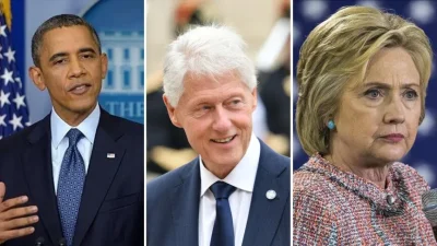 ABD Başkanı Donald Trump, eski ABD başkanları Barack Obama ve
